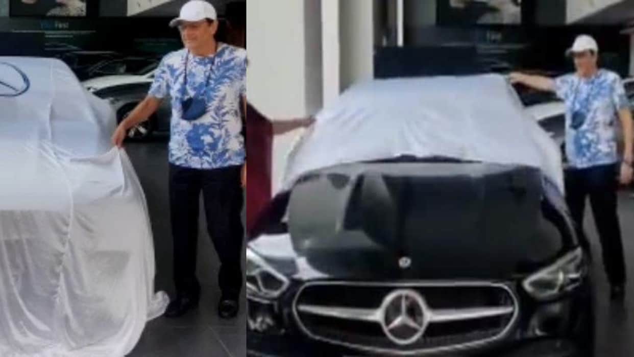 Tv Serial Ramayana fame Arun Govil bought a Mercedes, users compare it to pushpak vimaan on twitter