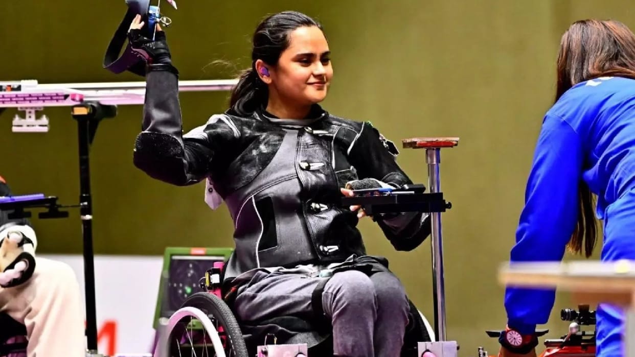 Para World Cup1 Avani Lekhara sets world record wins gold and secures place in Paris Paralympics