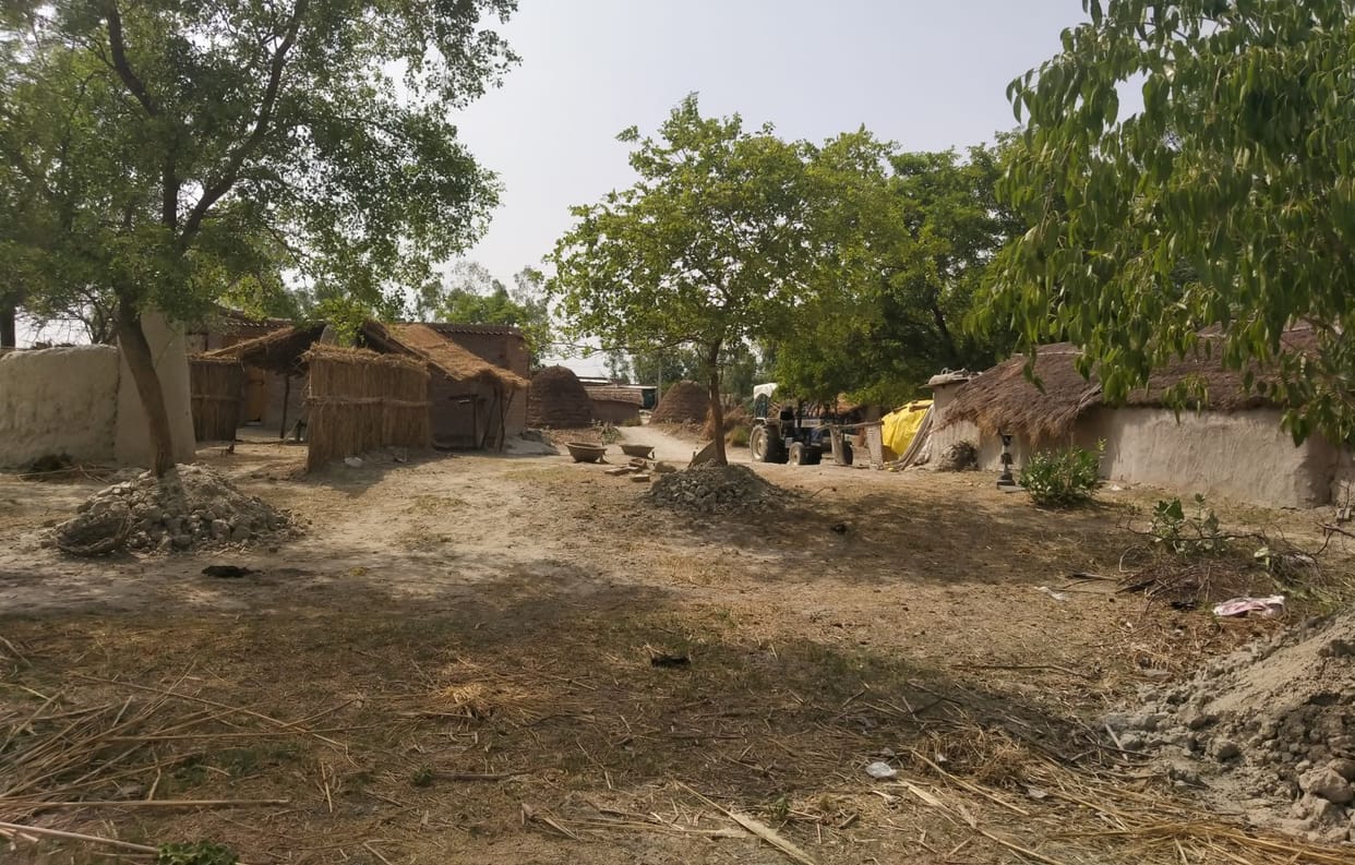 Occupied on 2000 bighas of land by settling refugee village of Badaun