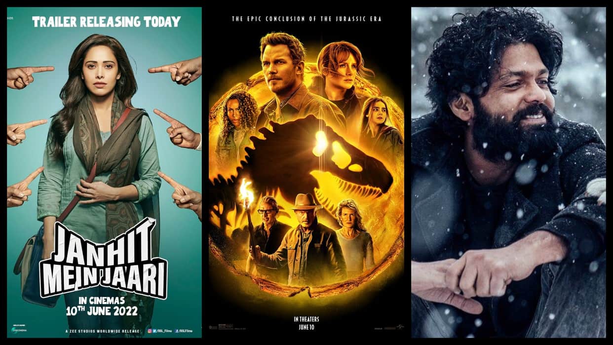 Movie Release this week: From janhit mein jaari to sher bagga jurassic world dominion films releasing in theaters