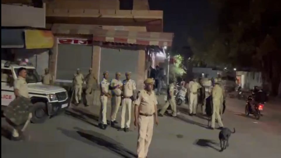 Communal Violence In Jodhpur, stone pelting between to groups