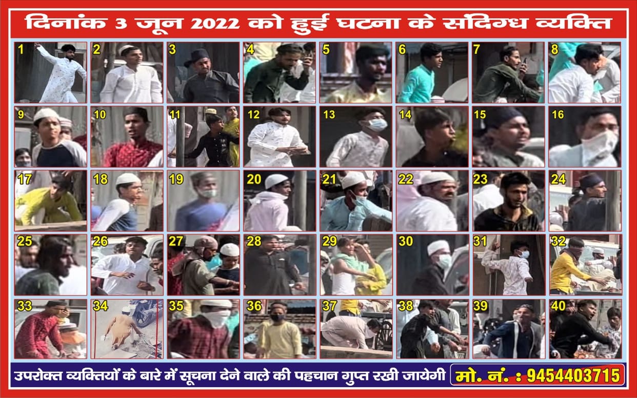 Kanpur Violence, Nine more miscreants arrested, posters of stone pelters released, police asked for information by issuing numbers