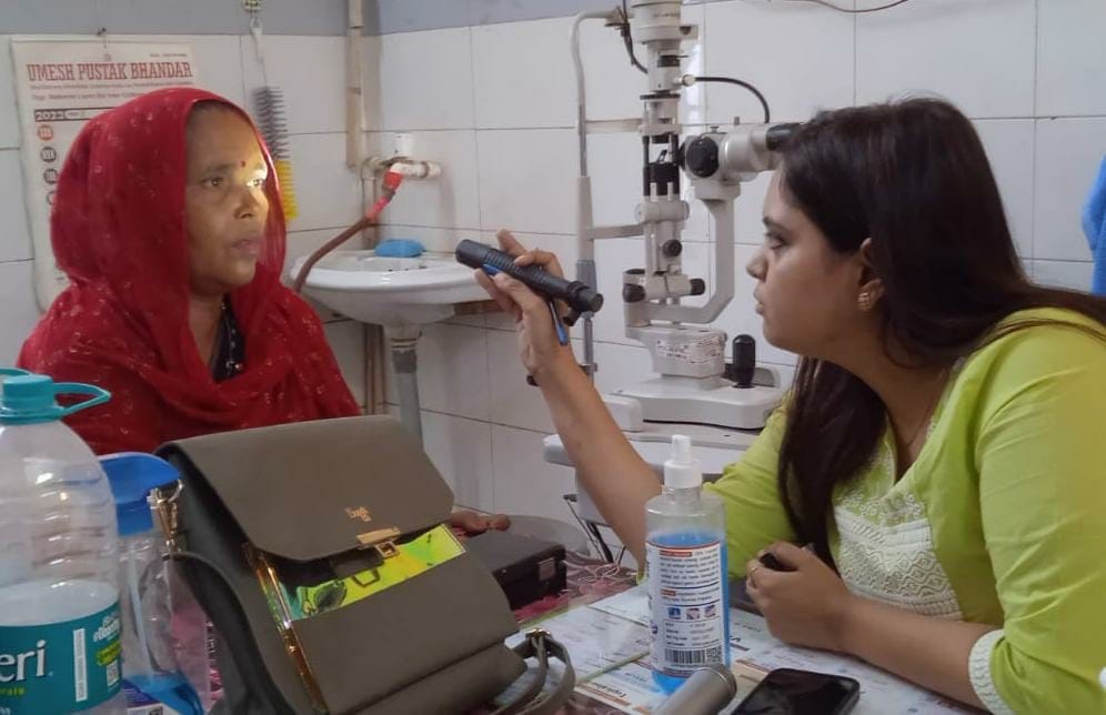 Allergy increased the number of eye patients doubled in OPD