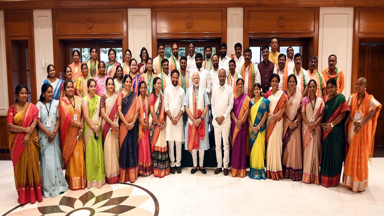 BJP will work for ending dynastic misrule in Telangana: Modi 