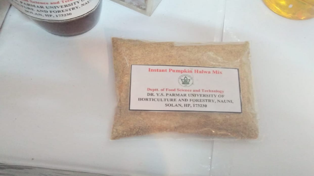 Pumpkin powder Halwa will cure heart diseases, students of Nauni University did research