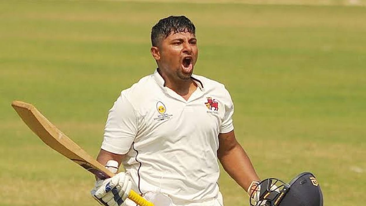Irani Cup Sarfaraz Khan century strengthened rest of India vs Saurashtra Umran Malik takes three wickets