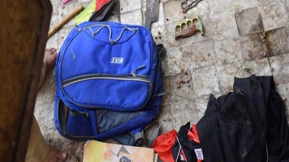 woman body found in several pieces inside a bag in pandav nagar