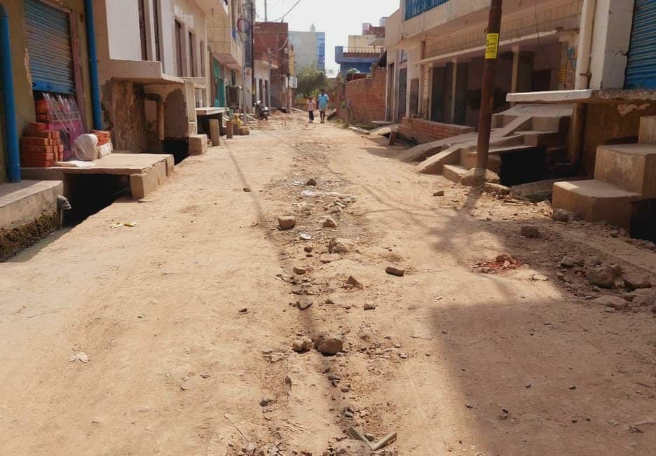 sewer line cast, water corporation forgot to repair the road