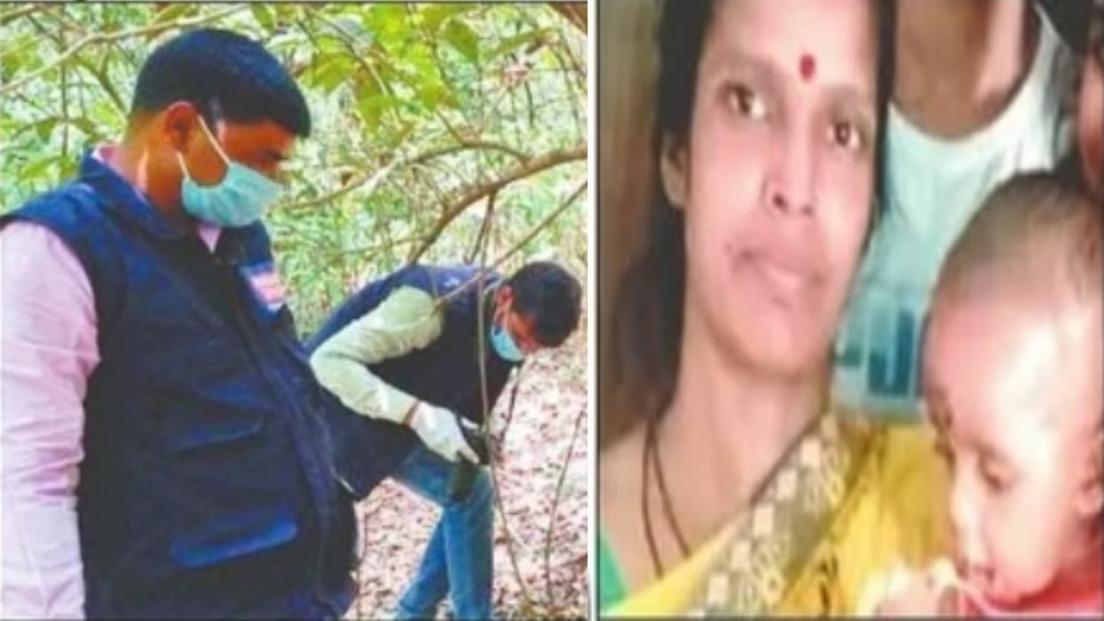 Innocent girl body was found on ground And Mother found hanging on noose in UDHAM SINGH NAGAR