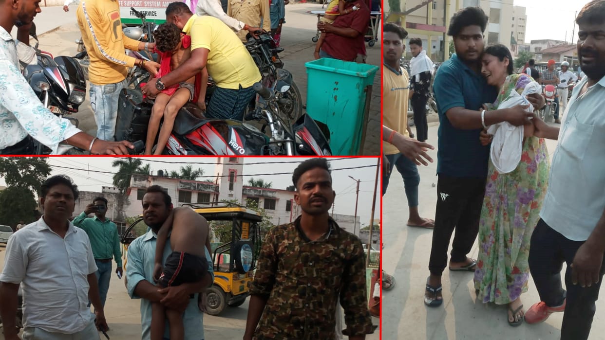 Three students died due to drowning in puddle in Deoria