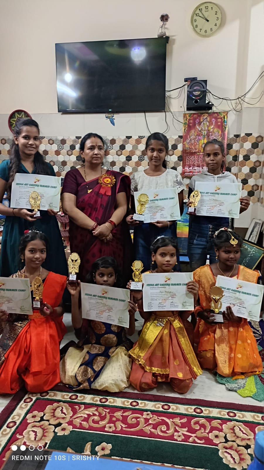 Girls demonstrated talent in summer camp, Lakshmi tops:
