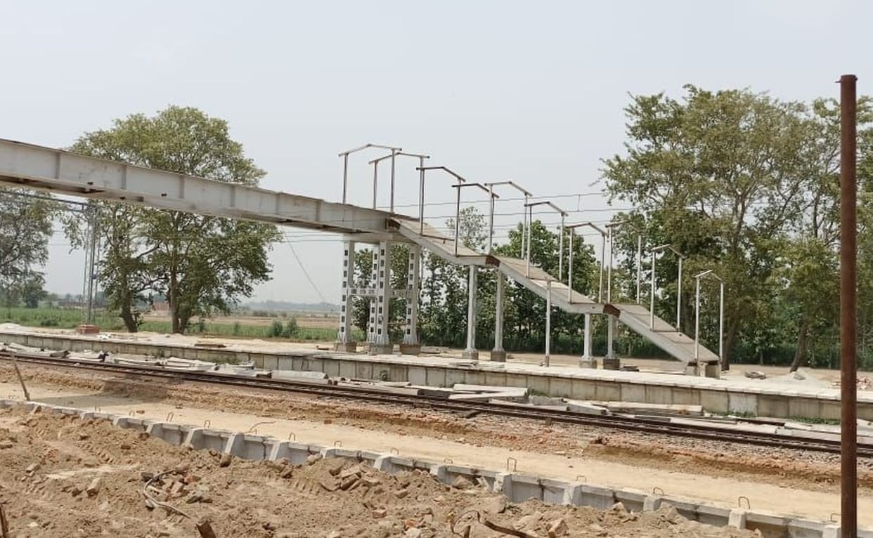 Worker dies after falling from under construction foot overbridge