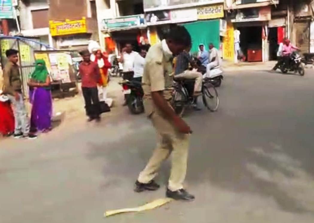 Drunk home guard created ruckus, video went viral