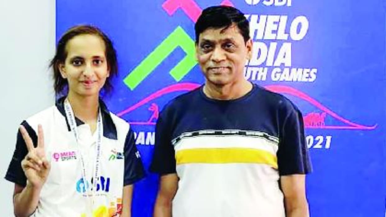 Khelo India Youth Games: Manvi of Hisar won the medal from Haryana in the traditional yoga event