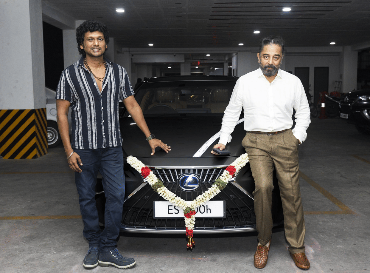 Kamal Haasan gifts Lexus ES 300h luxury sedan to film director Lokesh Kanagaraj on success of latest movie Vikram
