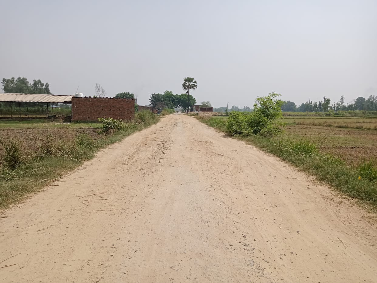 Road not built even after a year of tender