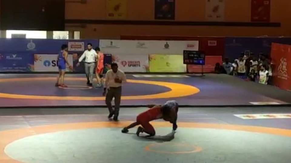 Khelo India Youth Games Haryana won 13th gold medal in wrestling