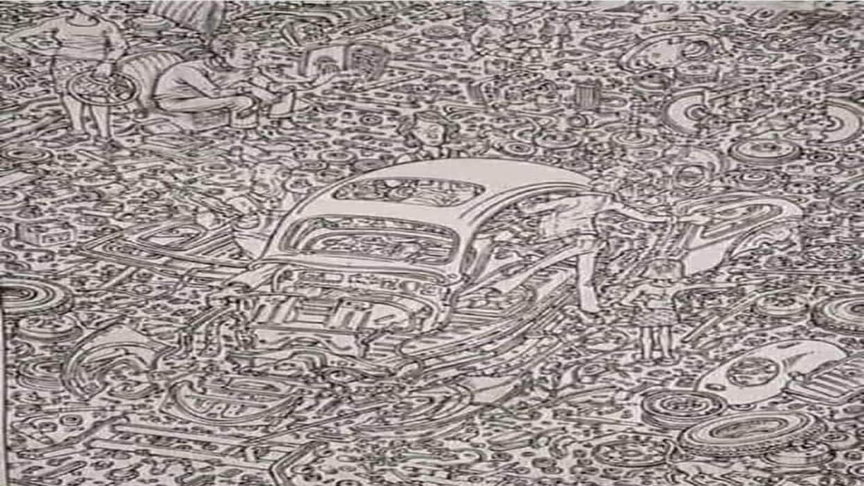 Optical Illusion Humans Are Hidden in This Picture Viral on Social Media News in Hindi
