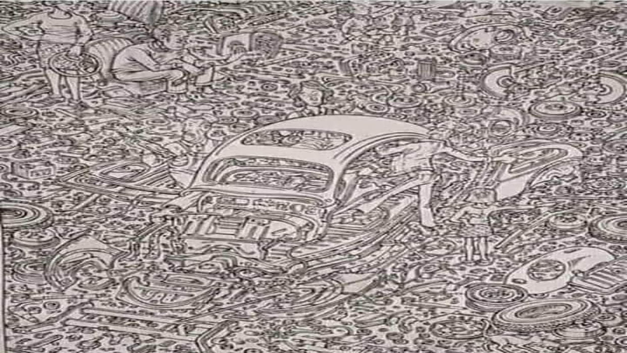 Optical Illusion Humans Are Hidden in This Picture Viral on Social Media News in Hindi