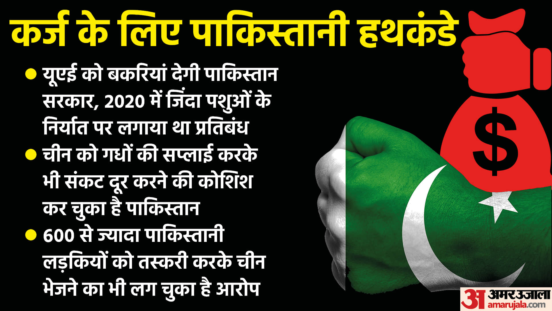 Pakistan Economy Know Why Pak Export Goat and Donkey to UAE and China Full Details News in Hindi