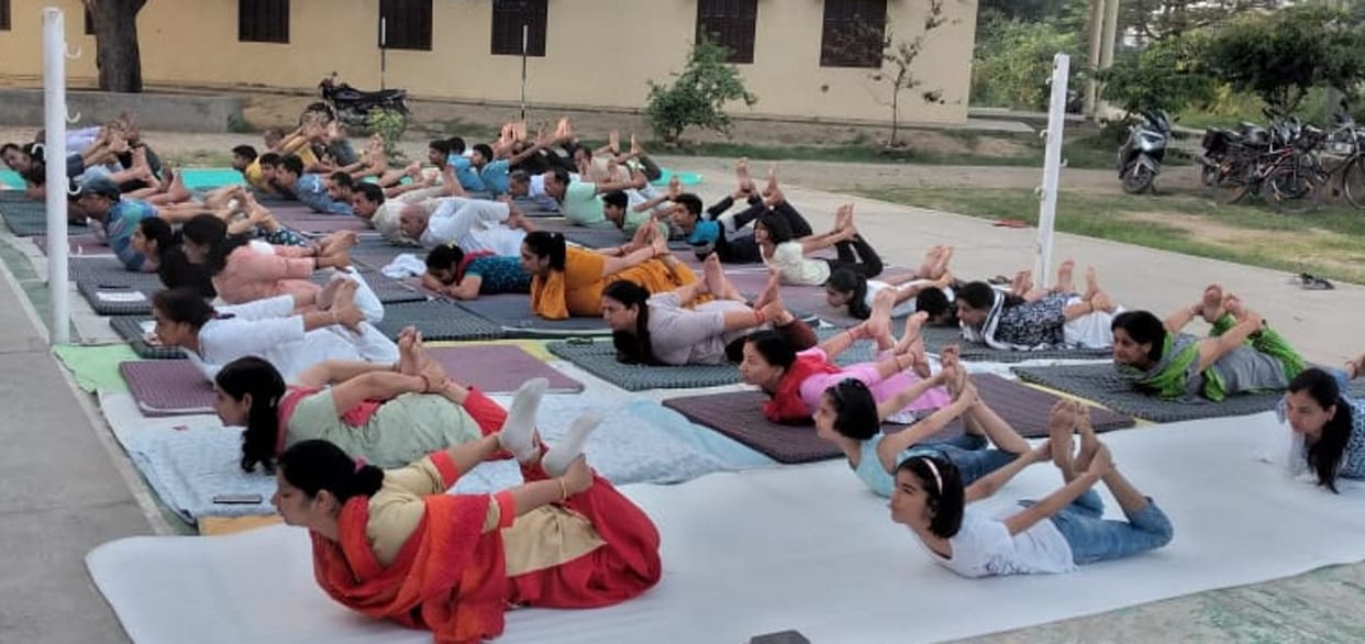 Yoga keeps body and mind healthy
