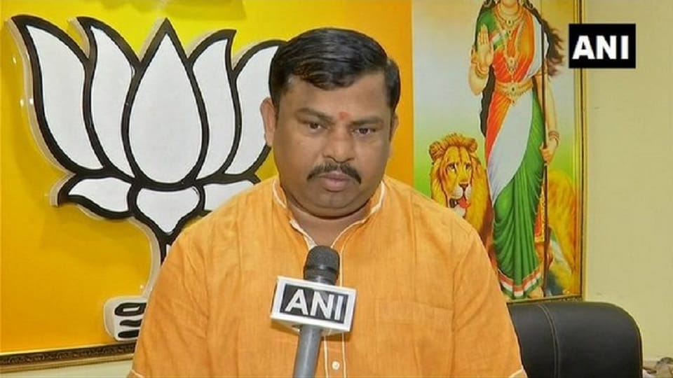 Telangana BJP MLA Raja Singh booked for hurting religious sentiments