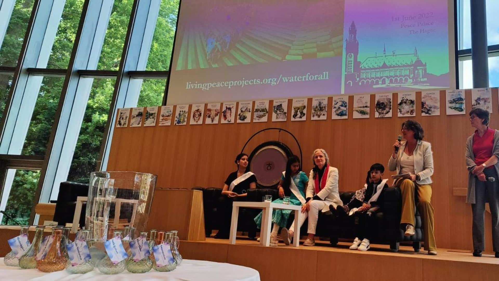 Five year old Samar of Ajmer gave message of saving water in Netherlands