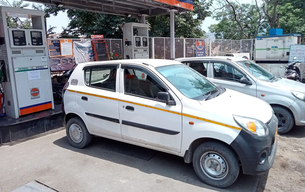 Petrol and Diesel Stock Ends in Almora