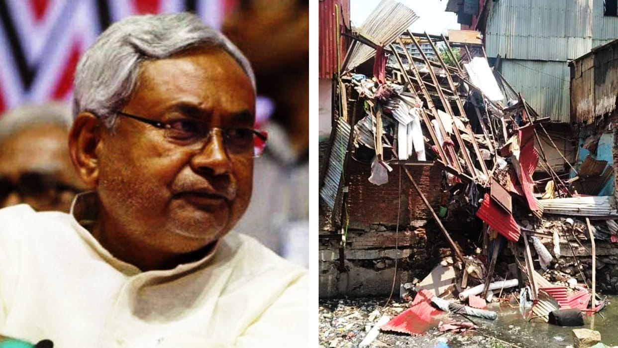Mumbai Bihar laborer dies after three-storey building collapses CM Nitish announces compensation of Rs 22 lakh