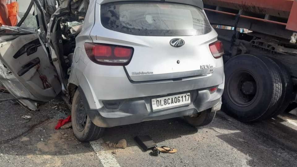 Four killed in road accident in Bahadurgarh of Haryana