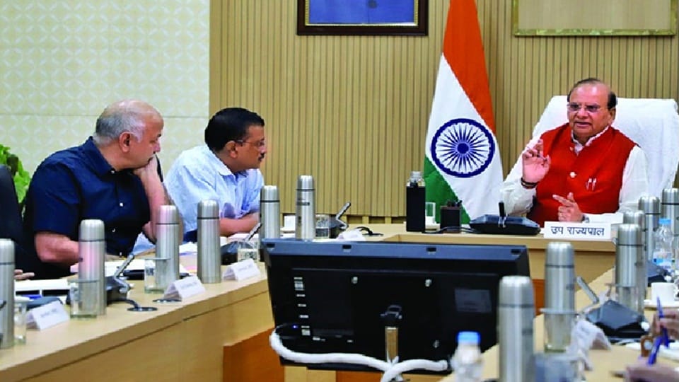 Drainage System Delhi Lieutenant Governor and CM Arvind Kejriwal agreed Will conduct a detailed study
