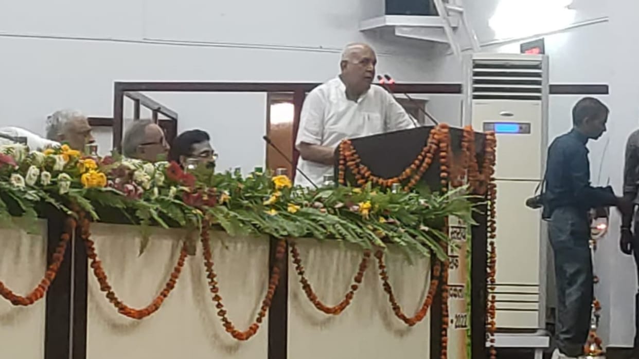 Agriculture minister speaks in Khareef Utpadakta Gosthi 2022.