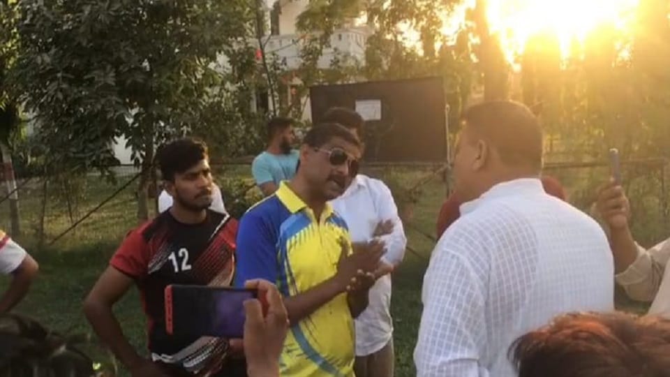 Uproar broke out over stopping burqa wear women at sports stadium in Rampur