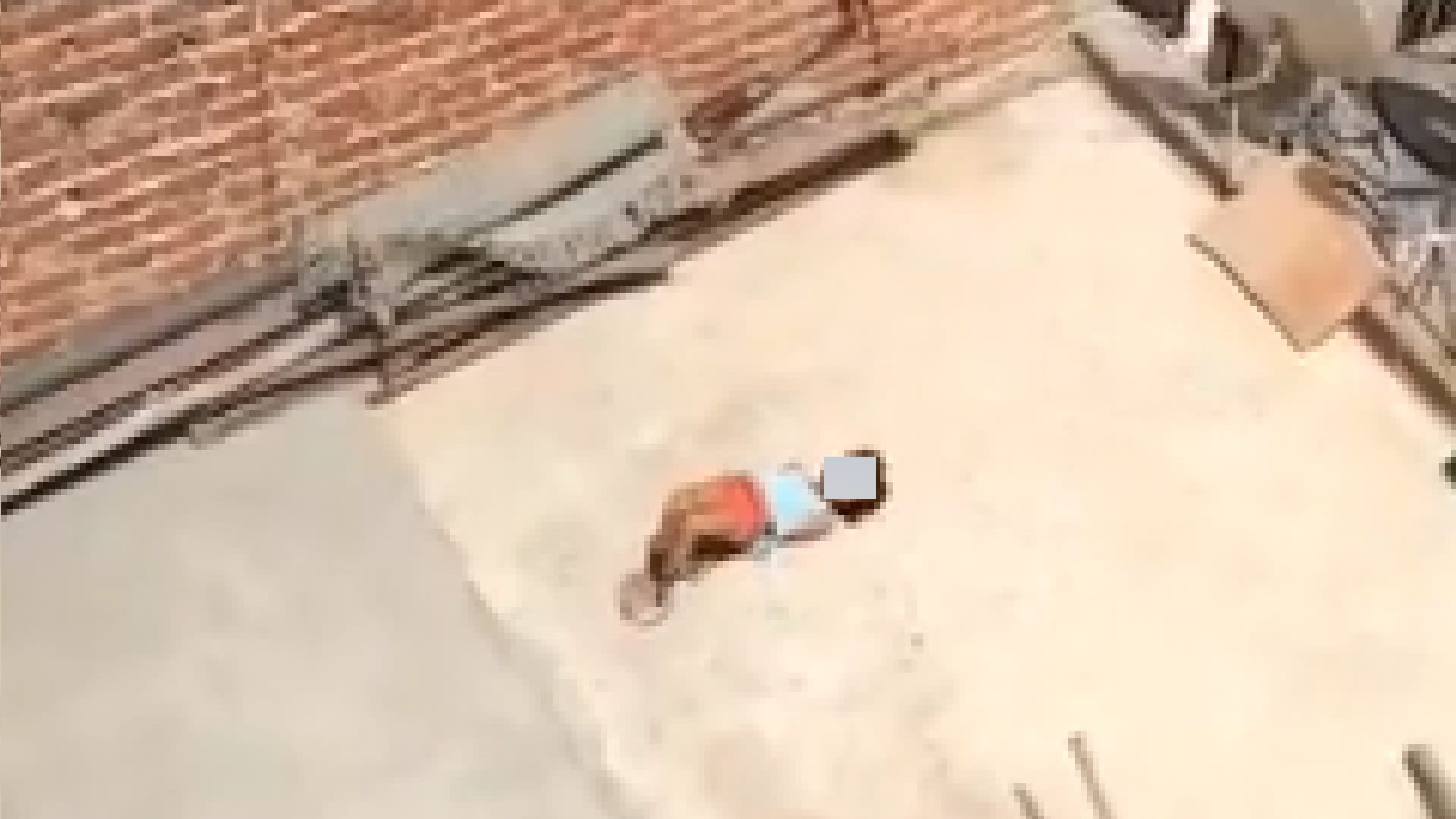 innocent daughter video circulating on Social Media wherein mother tied her hands and feet