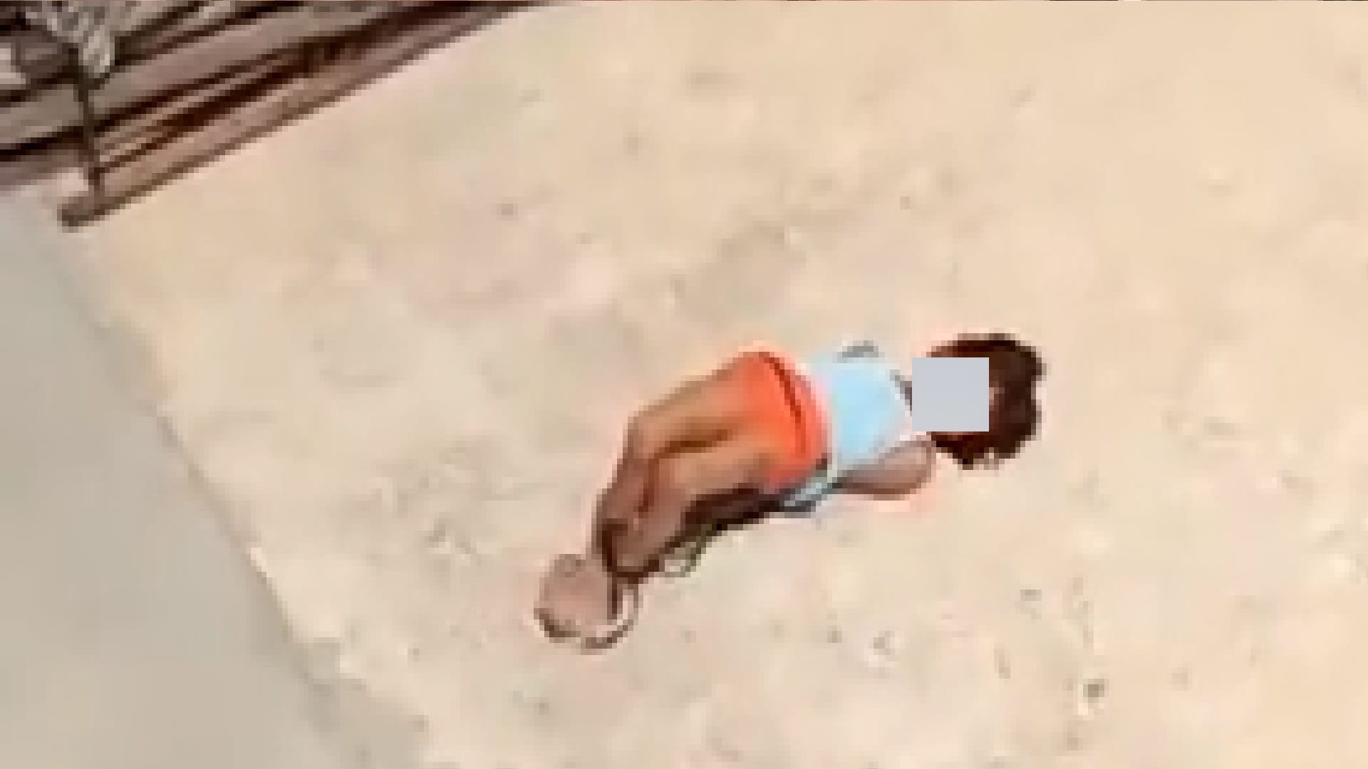 innocent daughter video circulating on Social Media wherein mother tied her hands and feet
