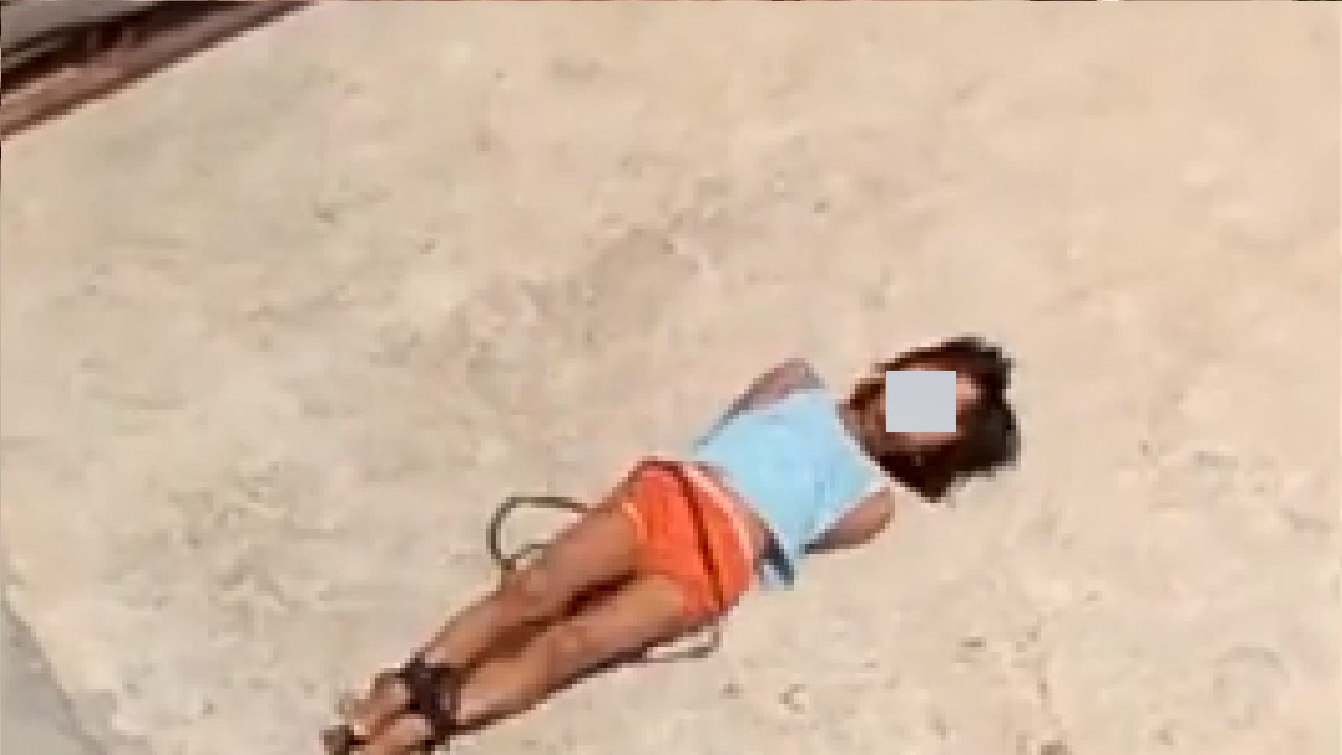 innocent daughter video circulating on Social Media wherein mother tied her hands and feet