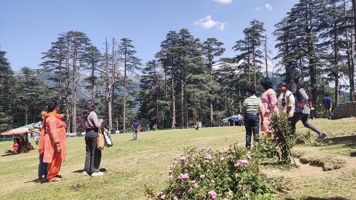Tourist Place in Jammu Patnitop hotels pack in weekend ten thousand tourists reaching daily