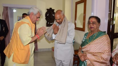 President Jammu Visit President Ram Nath Kovind arrived in Jammu, was welcomed by the Lieutenant Governor at the airport