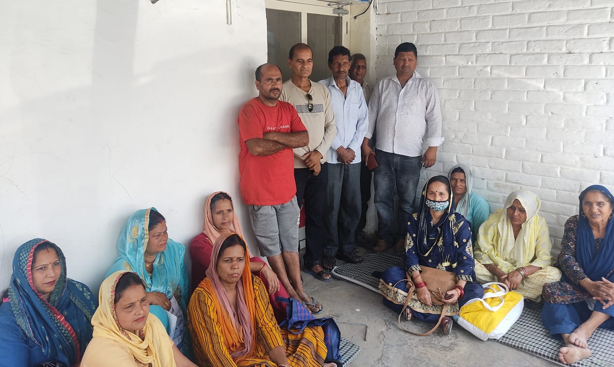 Due to non-availability of drinking water, villagers