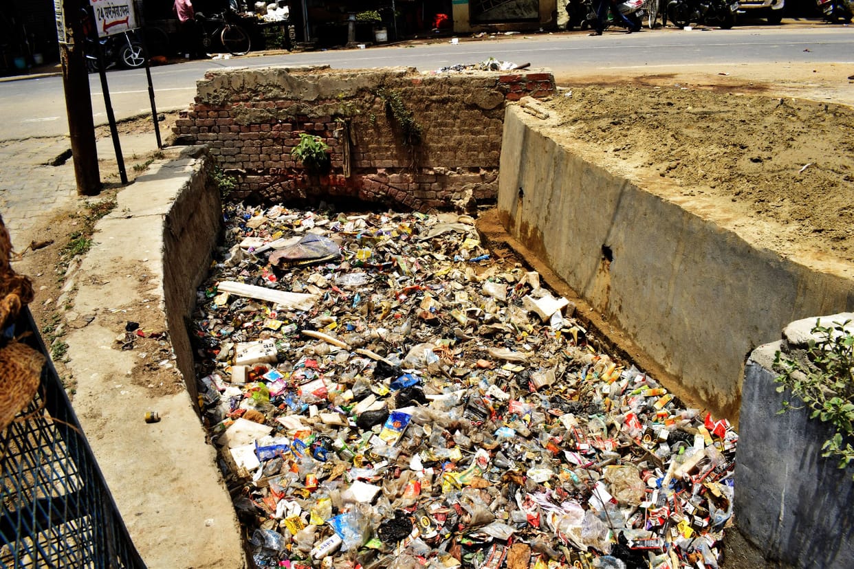 Cleaning of drains being done only on paper, in reality filled with dirt
