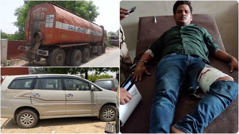 ganja smuggling in film Pushpa style three smugglers arrested in Agra