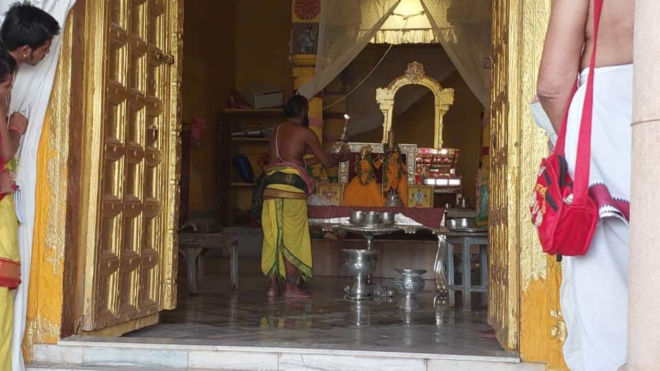 basantotsava festival celebration in Rangji temple of Vrindavan