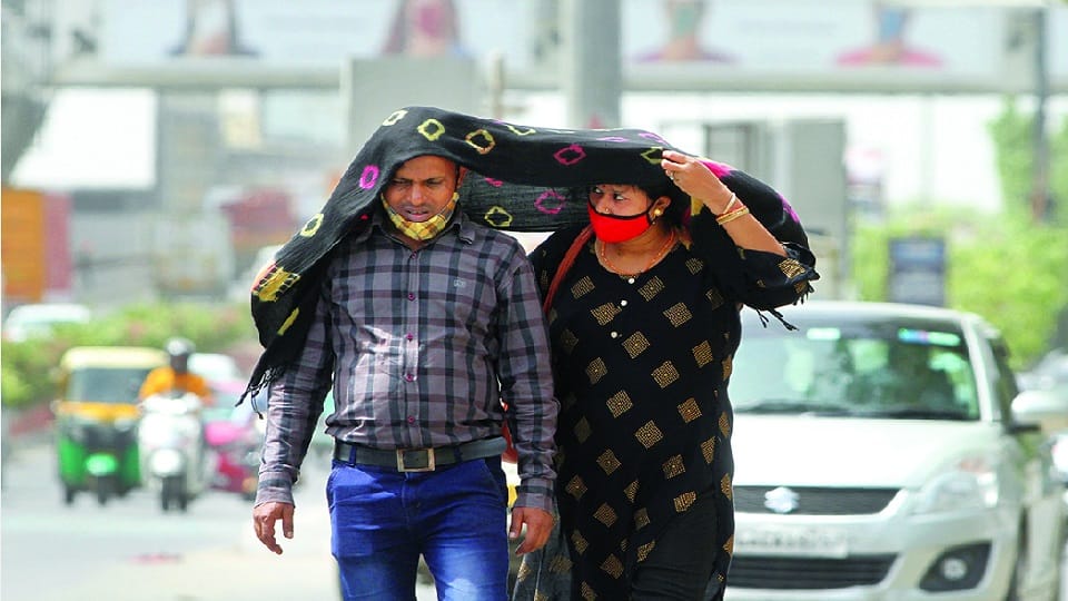 delhi weather forecast tempreture reached 43 degree imd yellow alert issued for monday