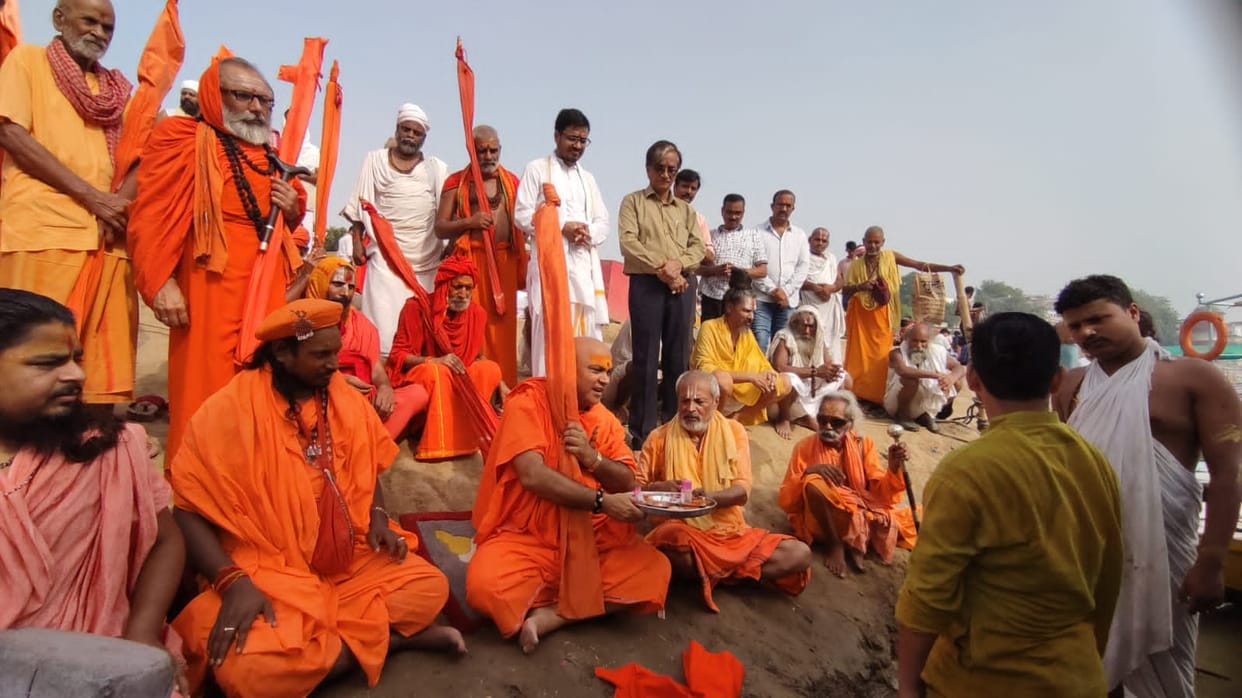 Ganga Dussehra 2022 Kashi saints Do special worship of maa Ganga and wishing for freedom of Adi Vishweshwar in gyanvapi