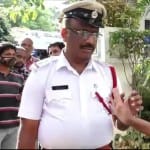 पुलिस के साथ बहस करती भाजपा विधायक की बेटी