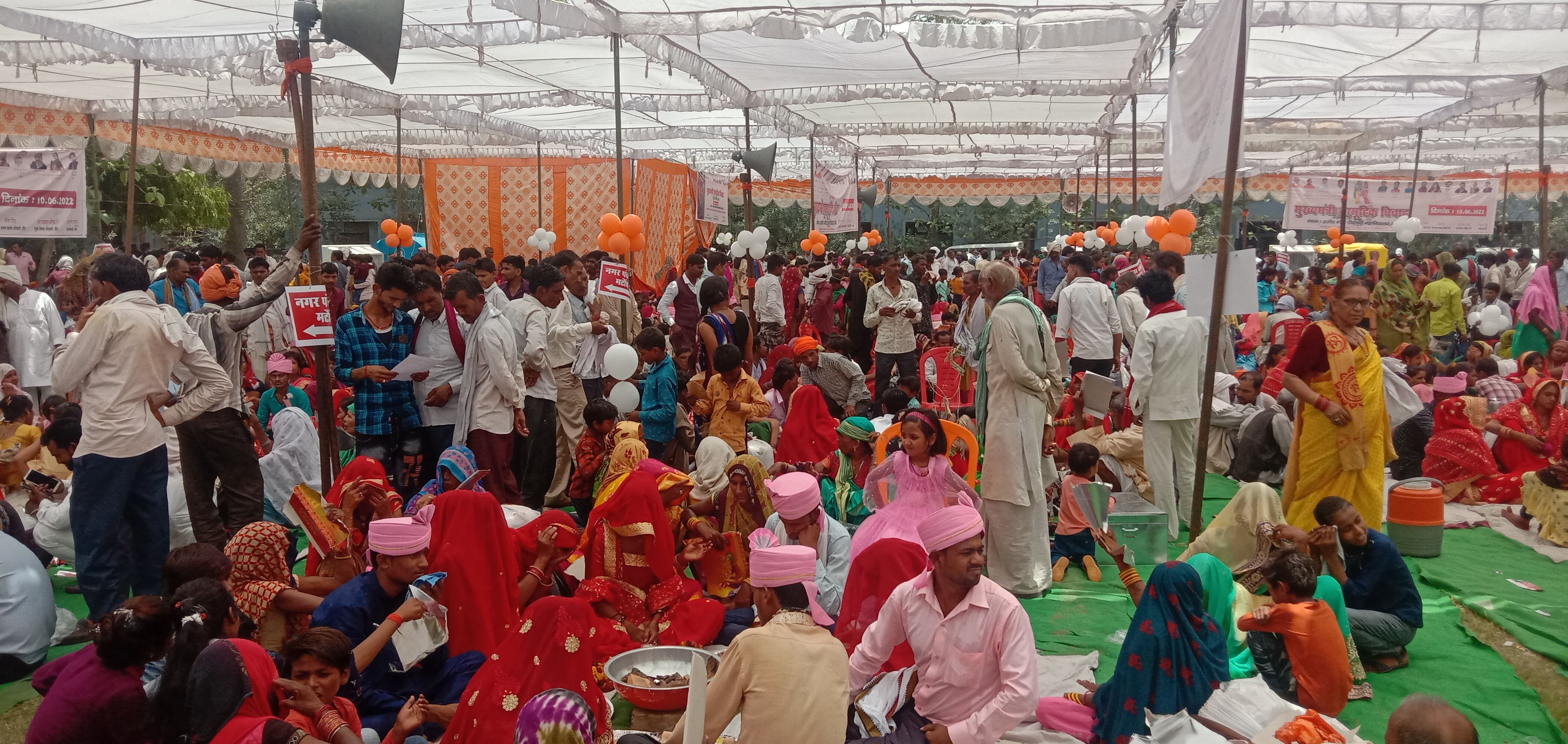 209 Hindu and a Muslim couple got married