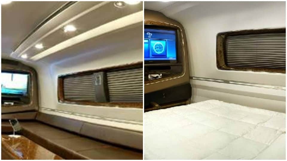 Luxuries Vanity Van See Inside photos of Shahrukh Khan Ajay Devgn Alia Bhatt Moving House