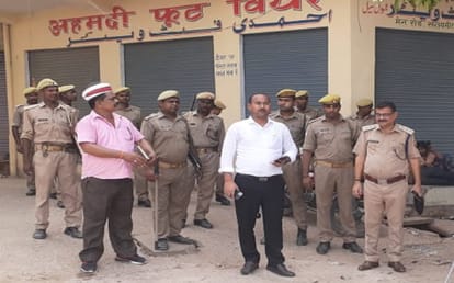 Posters of arrest Nupur Sharma pasted in Azamgarh police remained alert during jumme ki Namaz