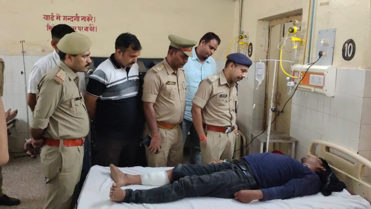 three arrested in Police encounter with gang of tractor thieves in basti