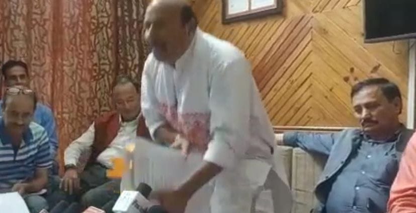 On the question of shortcomings of Chamba hospital, the union minister left